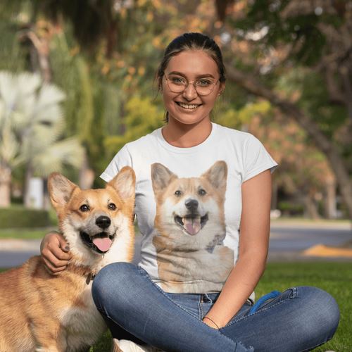 Custom Dog Photo T Shirts Doggieo