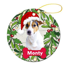 Load image into Gallery viewer, Your Dog Personalised Porcelain Christmas Ornament
